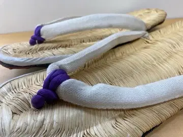 새상품 린넨 표 조리 화이트 타이어 밑창 특대 사이즈