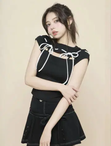 andmary 앤드 마리 Gigi 리본 탑