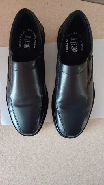 가죽 신발 블랙 슬립온 슈즈 27cm