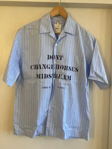 OAMC KURT SHIRT STRIPES 미사용 새상품