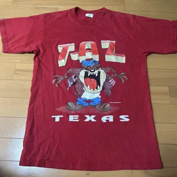 루니툰즈 타즈마니안 데빌 90s USA제 빨간색 티셔츠