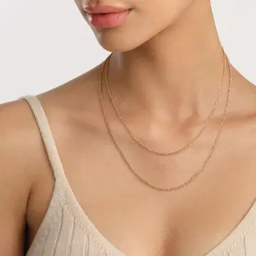[미사용] 다니엘 웰링턴 목걸이 Twisted Chain