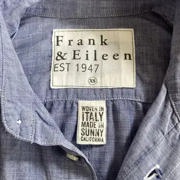 새상품급 FRANK&EILEEN 긴팔 셔츠 S 샴브레이 론 헤르만