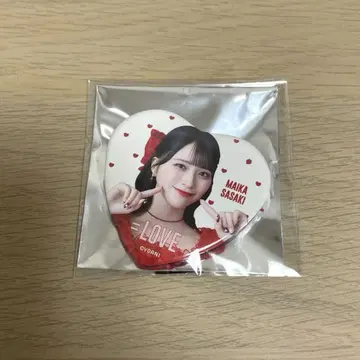 이코러브 = LOVE 사사키 마이카 토쿠베츄 하트 캔뱃지