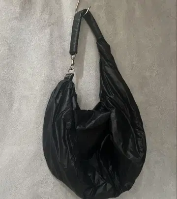 BREE 숄더백 가죽 나일론 블랙 원숄더