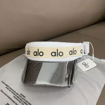 alo 선바이저 화이트/실버