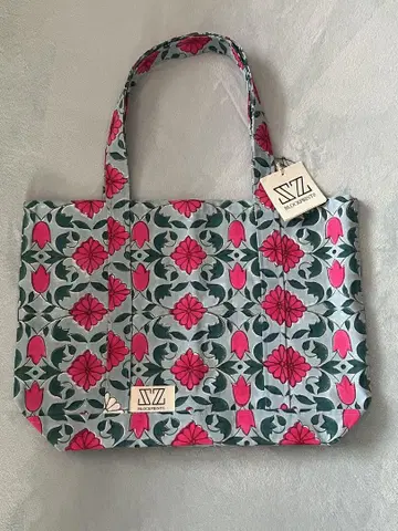 sz blockprints 꽃무늬 토트백