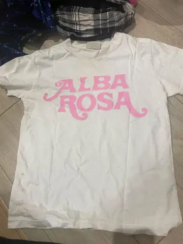 레어 ALBA ROSA 알바 로사 하이비스커스 티셔츠 Y2K 갸루