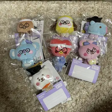BTS 모니터 플러시 봉제 인형 세트