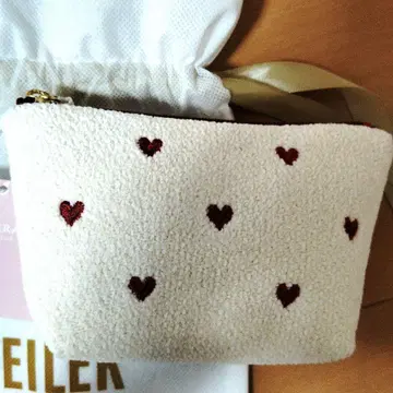 FEILER 라브러리 페이러 라브러리 하트 보트형 파우치 S 완판