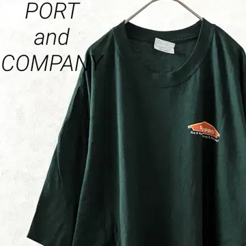 PORT and COMPANY 티셔츠 반팔 문자 프린트 2XL 빅 사이즈