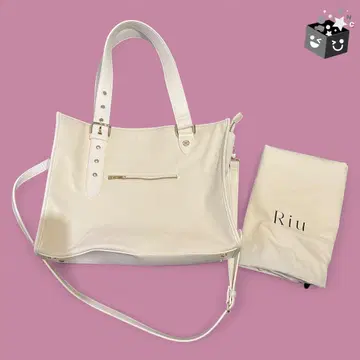 riu 토트백 화이트