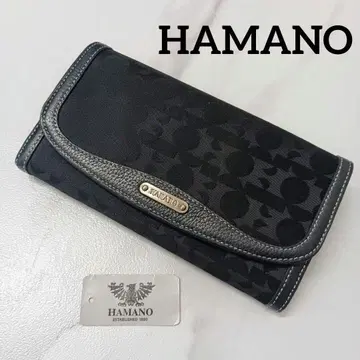 HAMANO 하마노 지갑 가마구치 검정 블랙