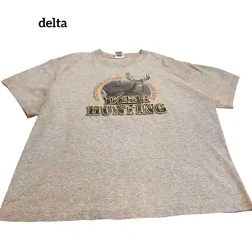 구제 의류 delta 반팔 티셔츠 애니멀 티셔츠 deer hunting
