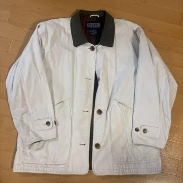 LANDS END 미들 기장 아우터 화이트