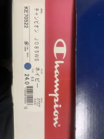 챔피온 네이비 24.0cm