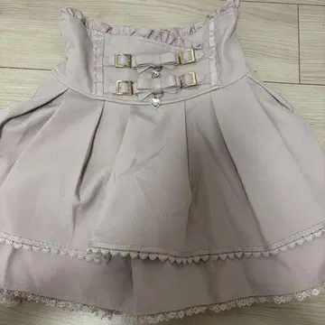 리즈리사 LIZLISA 2줄 리본 벨트 치마바지