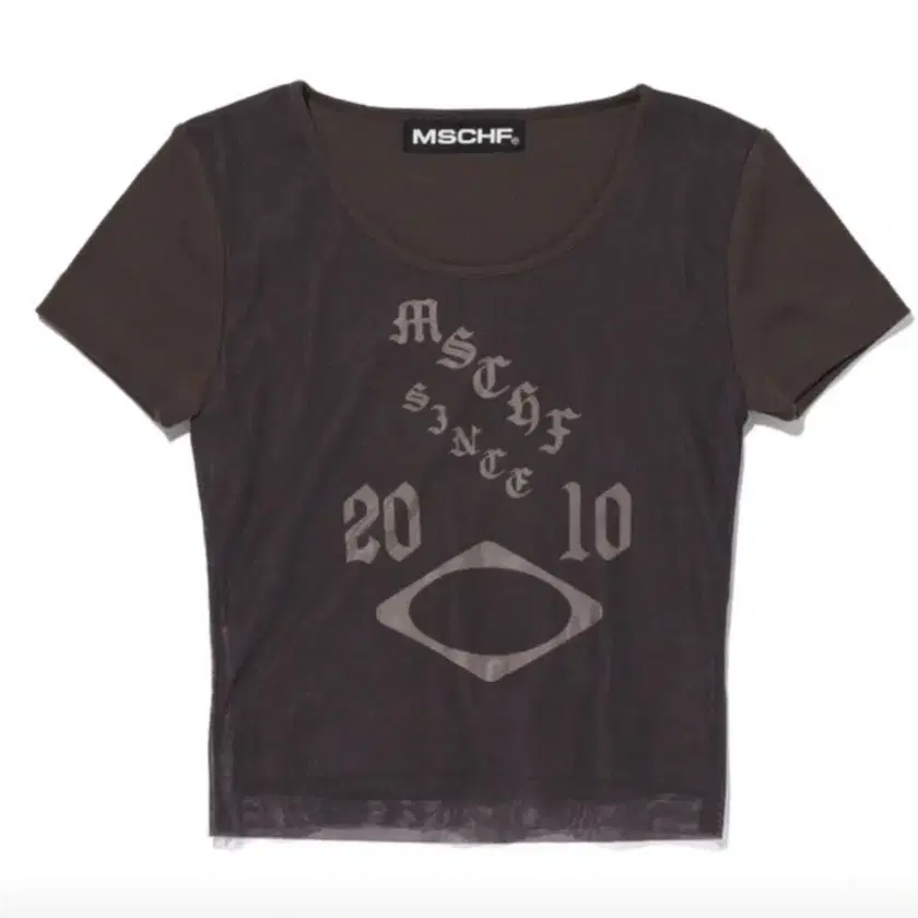★送料・関税込★MISCHIEF★SHEER MESH TOP クロップ Tシャツ★ ☆MISCHIEF☆ SHEER MESH TOP クロップ Tシャツ 韓国発 大人気