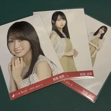 노기자카46 카키 하야카 도트 사복 전국 투어 브로마이드 컴프