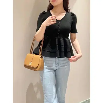 SNIDEL 페플럼 가디건