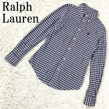 Ralph Lauren 랄프 로렌 체크 셔츠 블루 2 B983