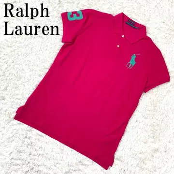 Ralph Lauren 랄프 로렌 반팔 폴로 셔츠 핑크 XL B984