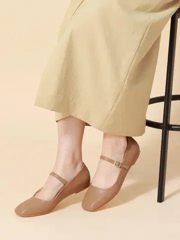 스퀘어토 플랫 펌프스 / SUIT SQUARE
