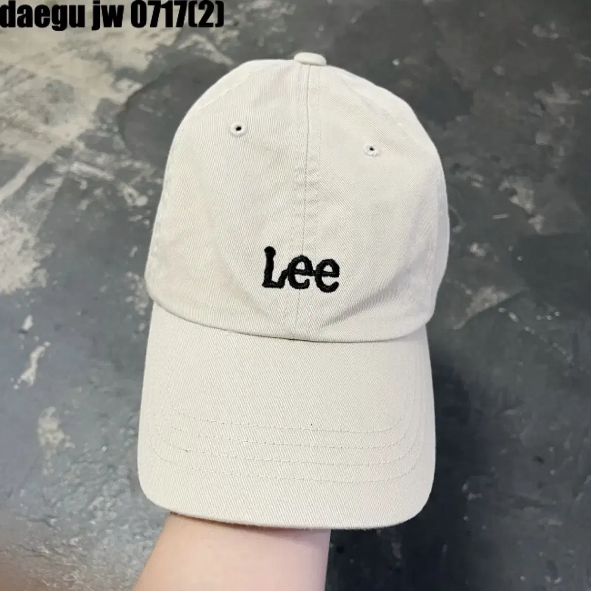 LEE | Lee Lee Small Twitch Logo Cotton Curved Ball Cap