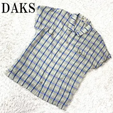 DAKS 닥스 린넨 셔츠 그레이 체크 9 B992