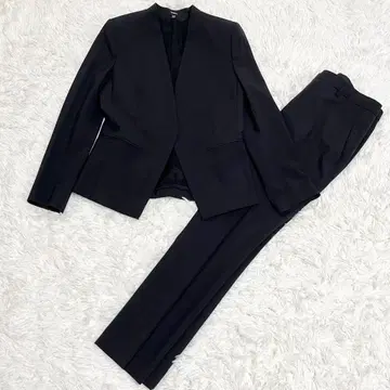 Theory 팬츠 수트 셋업 노카라 TAILOR 블랙 S