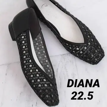 DIANA 다이애나 스퀘어토 메쉬 플랫슈즈