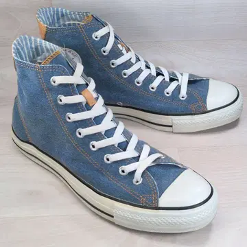 컨버스 28.0cm 텍스타일 스니커즈 옅은 블루 상쾌함
