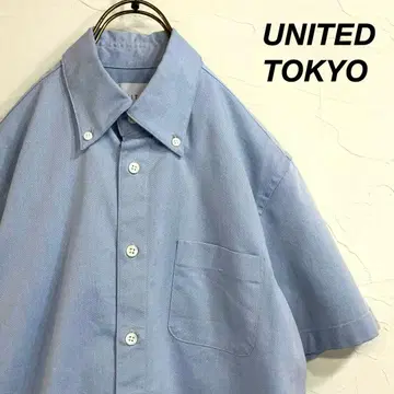 새상품급 UNITED TOKYO 버튼 다운 셔츠 메이드 인 도쿄