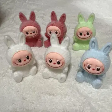 러브 토끼 피규어 6개