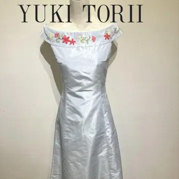 YUKI TORII 오프숄더 롱 드레스 사이즈 7 아름다운 실루엣