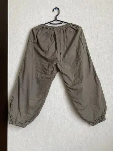 나카가와 마사시치 상점 면 린넨 몸빼 팬츠 M 그레이