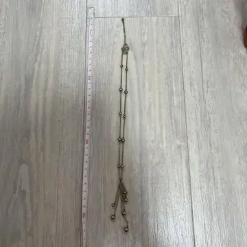 골드 비즈 체인 목걸이