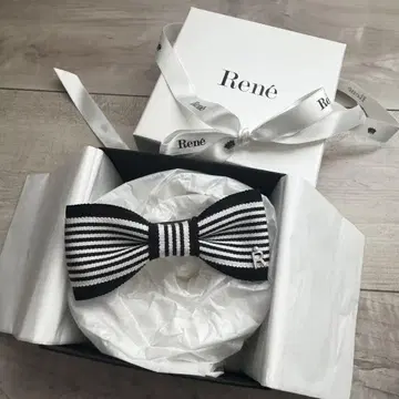RUNE 루네 헤어 액세서리 리본 머리핀 보더