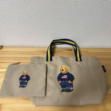 폴로베어 토트백 파우치