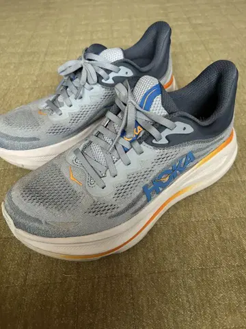 HOKA ONE ONE M BOND 9 27cm 그레이/오렌지