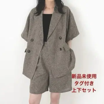 새상품 택 포함 셋업 LIAN 썸머 트위드 자켓