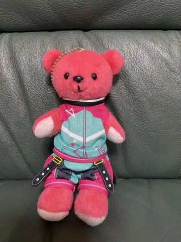 안산부루스타즈 곰 메이트 봉제 인형 마스코트 키체인