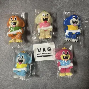 신상품 VAG43 ULURU 전 5종 세트 소프트 비닐 가챠 피규어