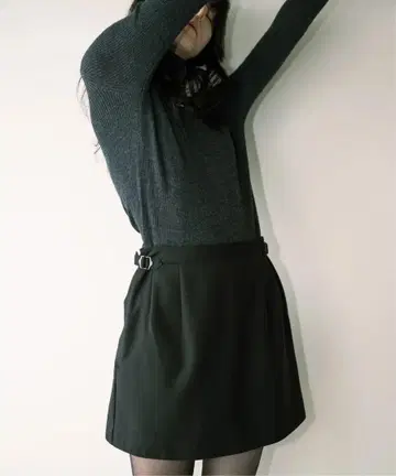 foufou 조절 미니 스커트