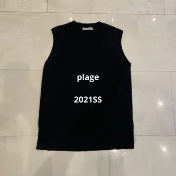 plage 슬리브리스 풀오버
