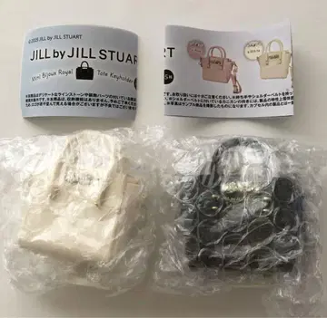 JILLbyJILLSTUART 미니 비쥬 로얄 토트 키링 가챠 2종