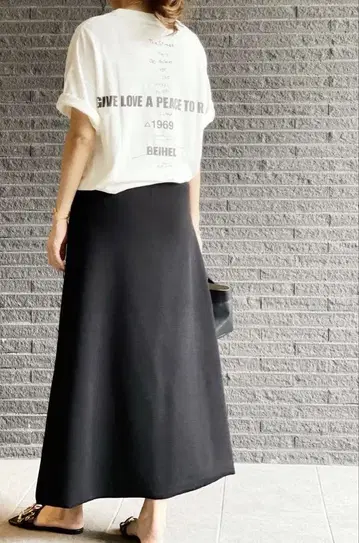 Deuxieme Classe 화이트 프린트 티셔츠 반팔