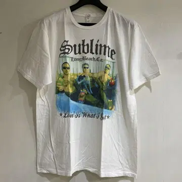 Sublime 티셔츠 XL 화이트