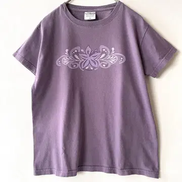 Crazy Shirts 크레이지 셔츠 프린트 미니 티셔츠 퍼플 XS