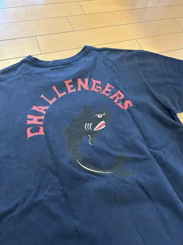 챌린저 shark tee 네이비 M 사이즈
